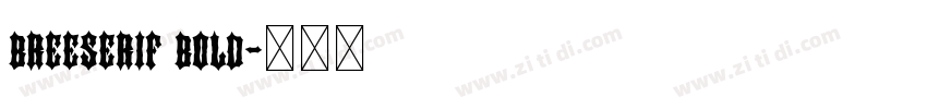 breeserif bold字体转换 breeserif bold字体转换